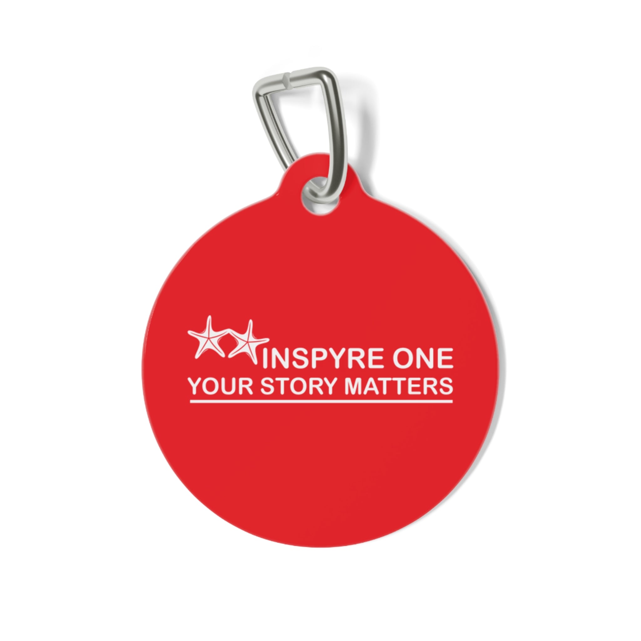Red Pet Tag - Inspire One | Your Story Matters