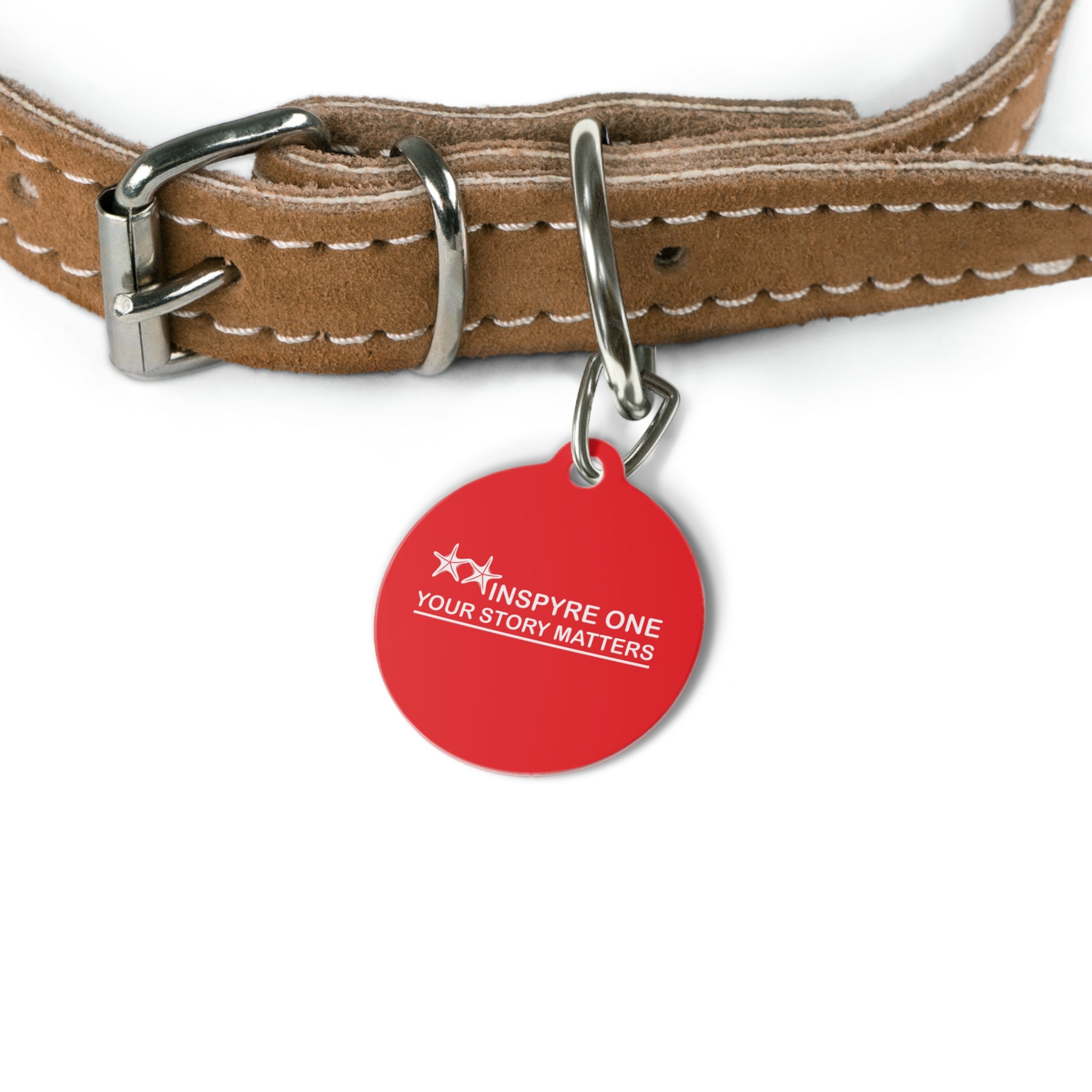 Red Pet Tag - Inspire One | Your Story Matters