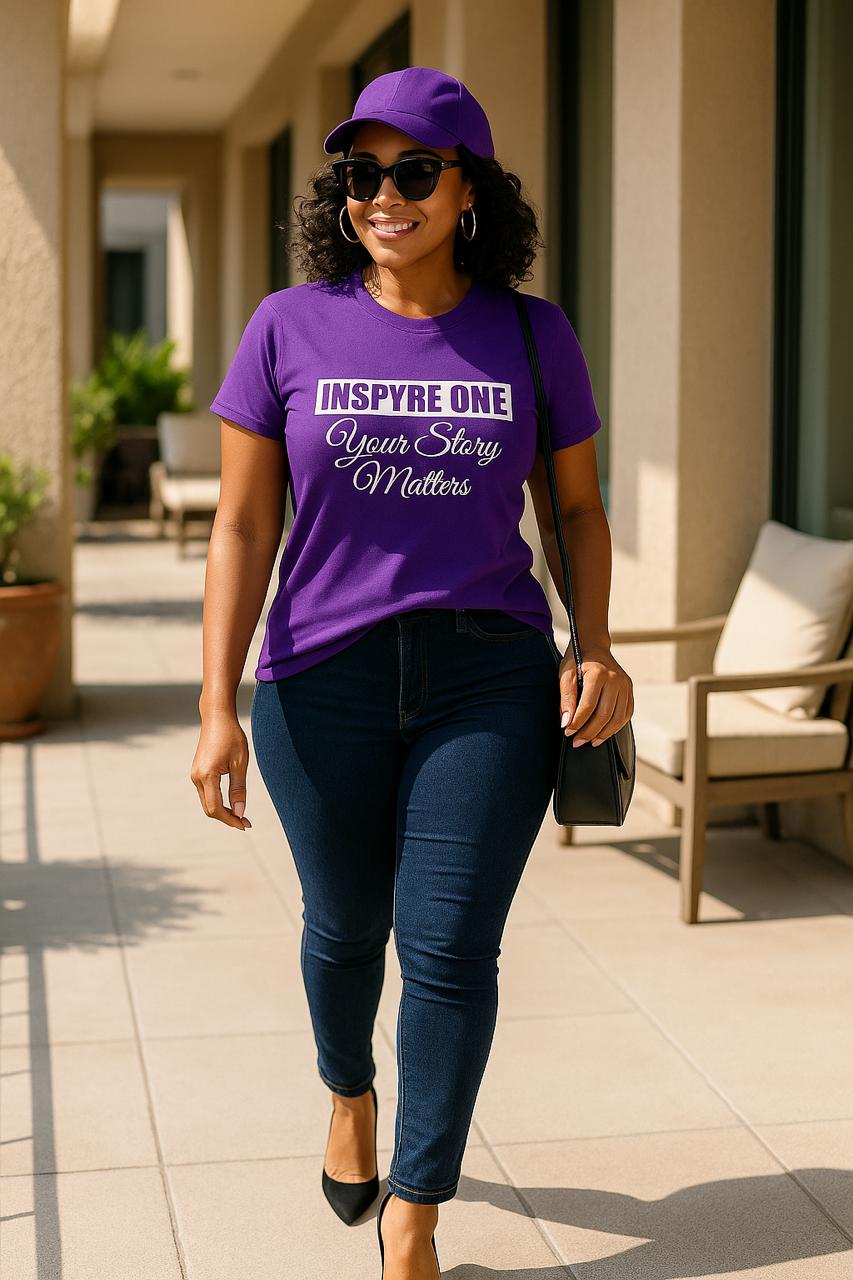 Your Story Matters Tee (Purple)