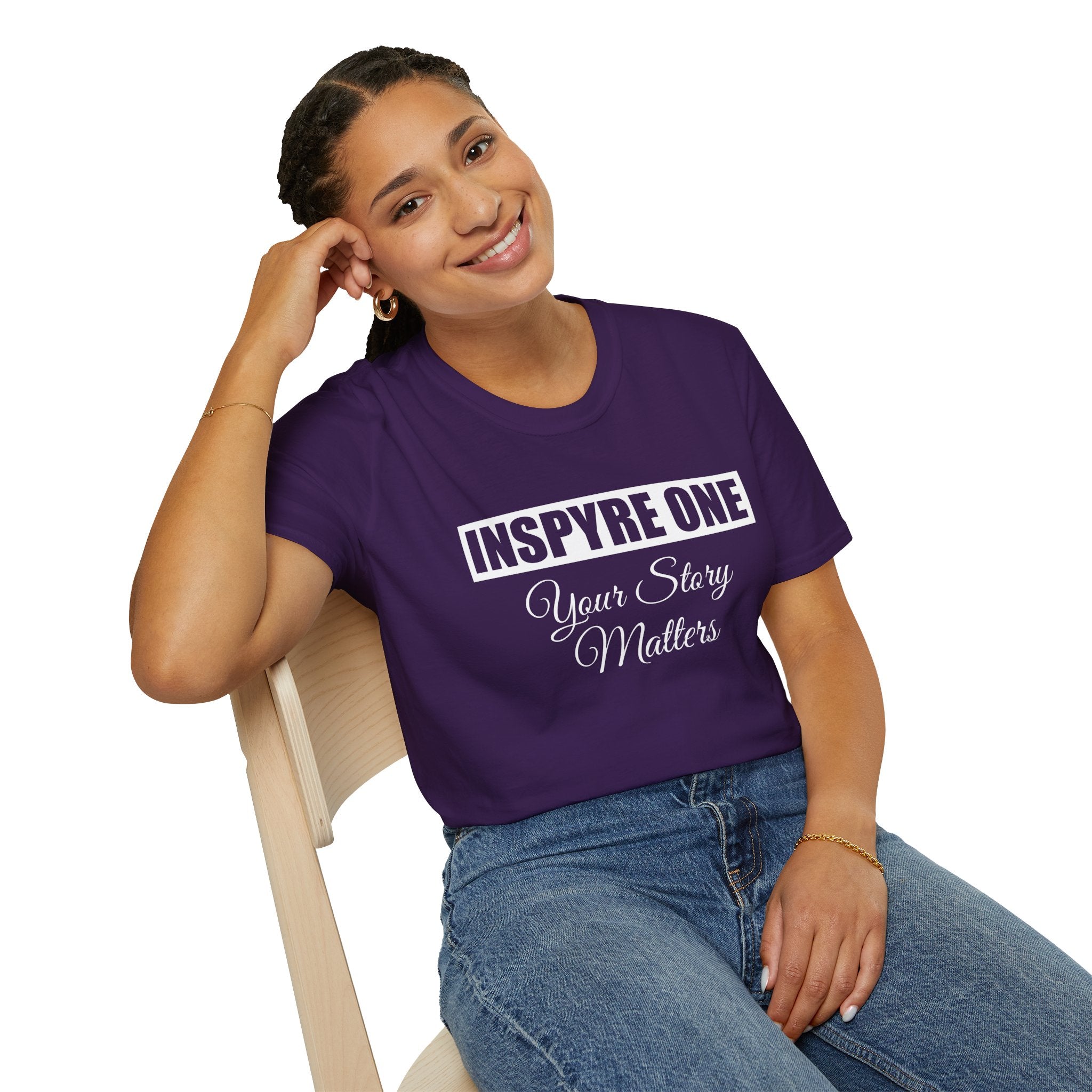 Your Story Matters Tee (Purple)