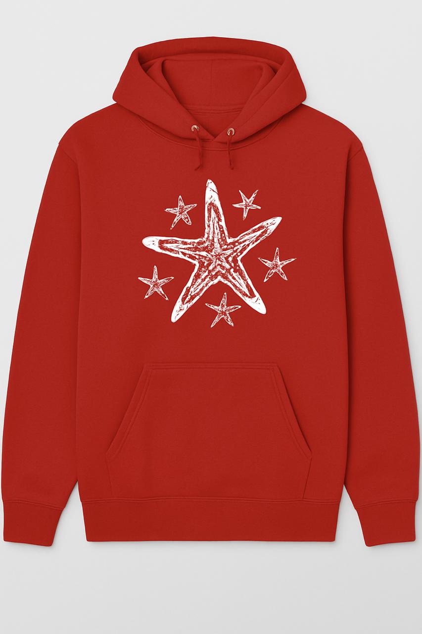 The Radiant Hoodie – Starfish Edition (Red)