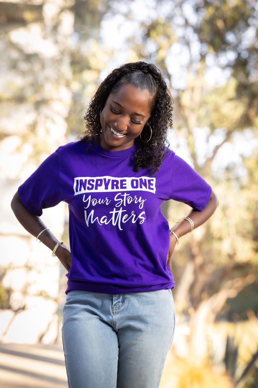 Your Story Matters Tee (Purple)